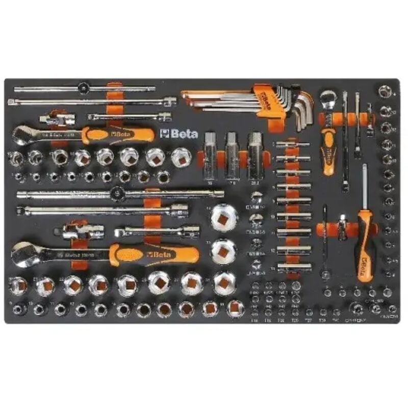 Beta - M105 Moule thermoformé souple avec assortiment 116 Pcs. - 116