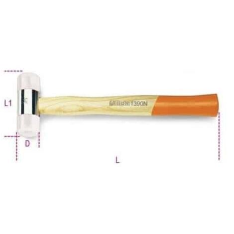 BETA Maillet nylon manche en bois - 1390N - 28 mm - 280 mm