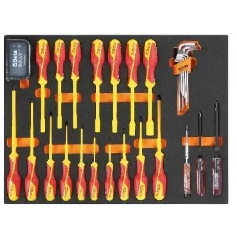 Beta - MB63 Souple thermoformé avec outils électrotechniques isolés 60 Pcs. - 60