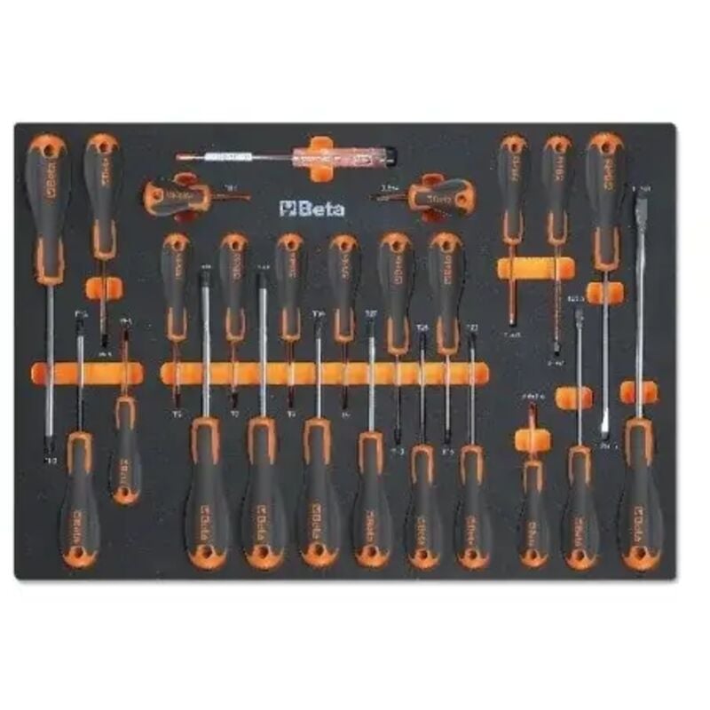 Beta - MM210 Soft Thermoformé avec jeu de tournevis 25 Pcs. - 25