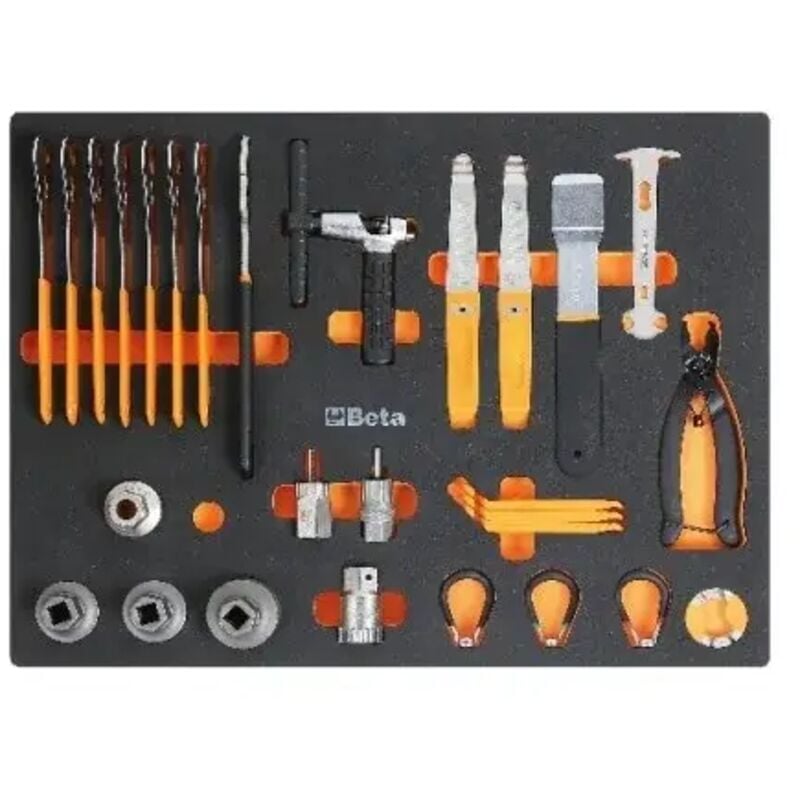 Beta - MM400 Moule thermoformé souple pour l'entretien des vélos 29 Pcs.