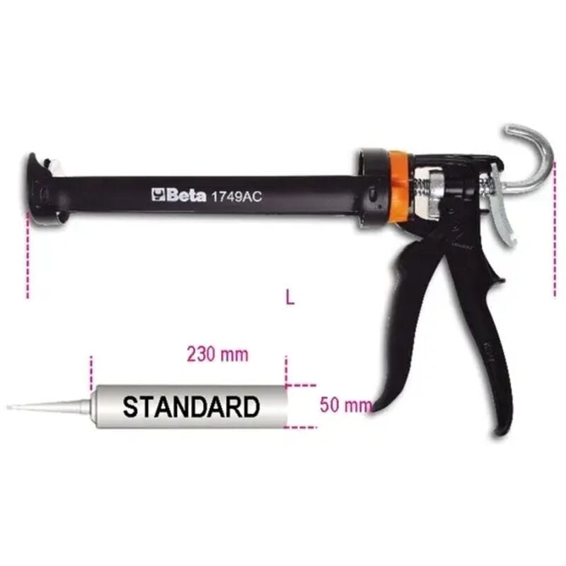 1749ac pistolet d'ancrage chimique - 360 - Beta