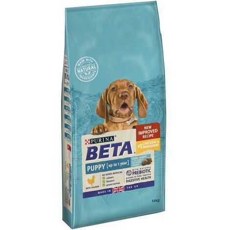 BETAﾮ Puppy Dry Dog Food with Chicken 14kg - 13330