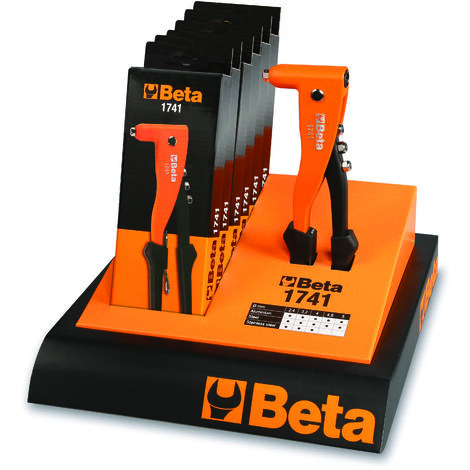 Beta RIVETTATRICE Art. 1741/E6 mm. 266 espositore 6 pezzi