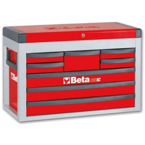 Beta RSC23C Cassettiera portautensili con 8 cassetti - Rosso