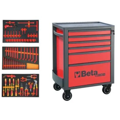 Beta RSC24/6-R Cassettiera con assortimento per riparazione veicoli ibridi 66 Pz.