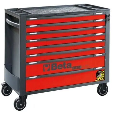 Beta RSC24AXL/8 Cassettiera lunga antiribaltamento 8 cassetti - Rosso