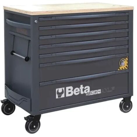 Beta RSC24AXLP/7 Cassettiera mobile 7 cassetti antiribaltamento modello lungo - Antracite