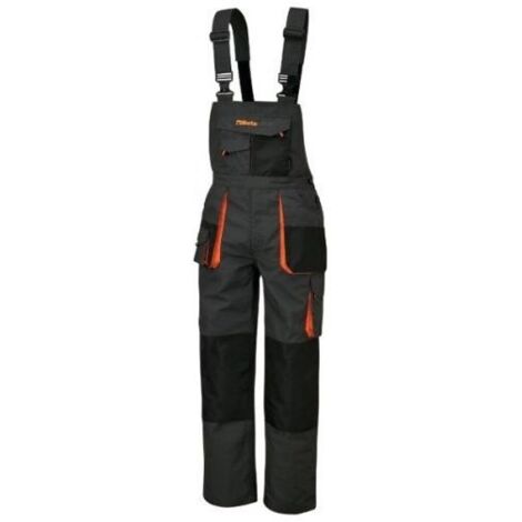 BETA Salopette Easy Canvas Grigia Taglia XS