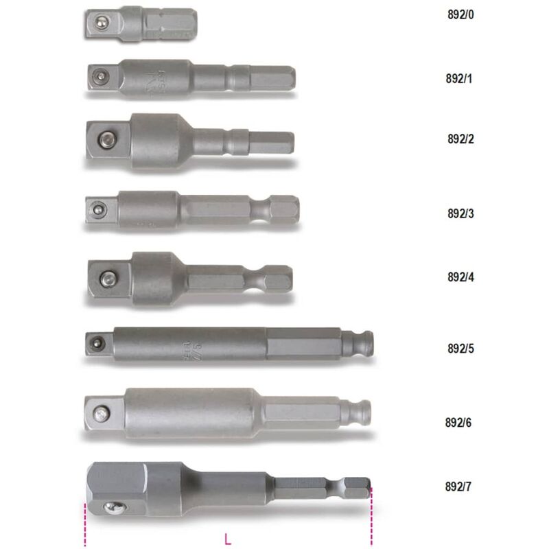 

Beta Tools Adaptador para destornilladores '892/7'