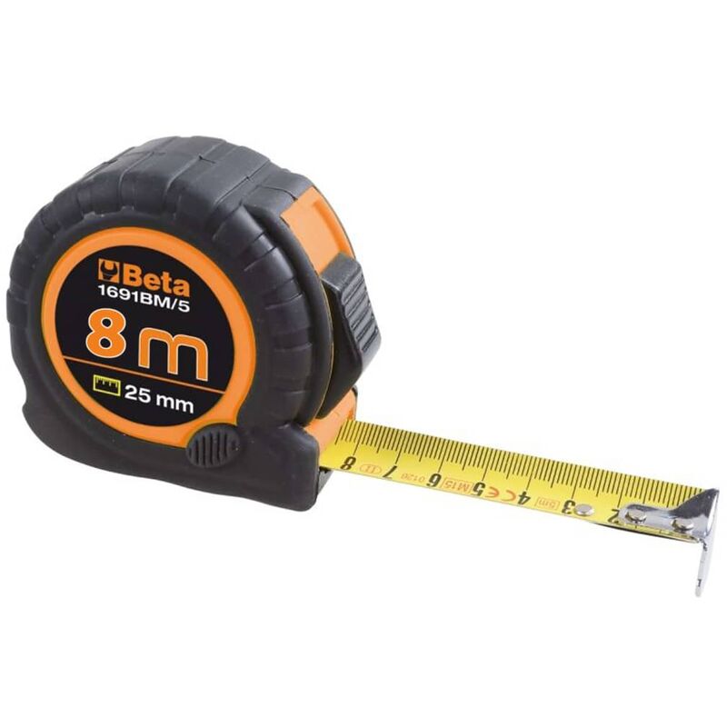 

Cinta métrica 11691BM/8 acero 8 m - Beta Tools