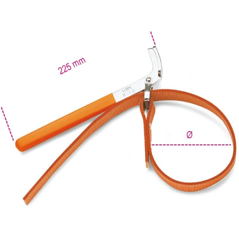 

Llave de correa para filtros de aceite 1490/2 - Beta Tools