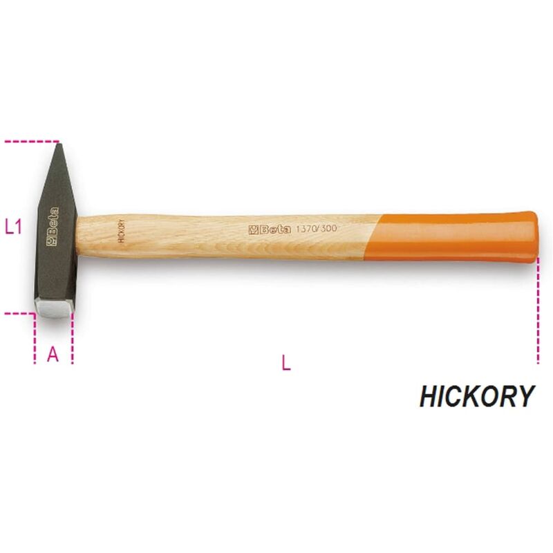 

Martillo de mecánico 1370 1000 fuste de madera 36 cm - Beta Tools