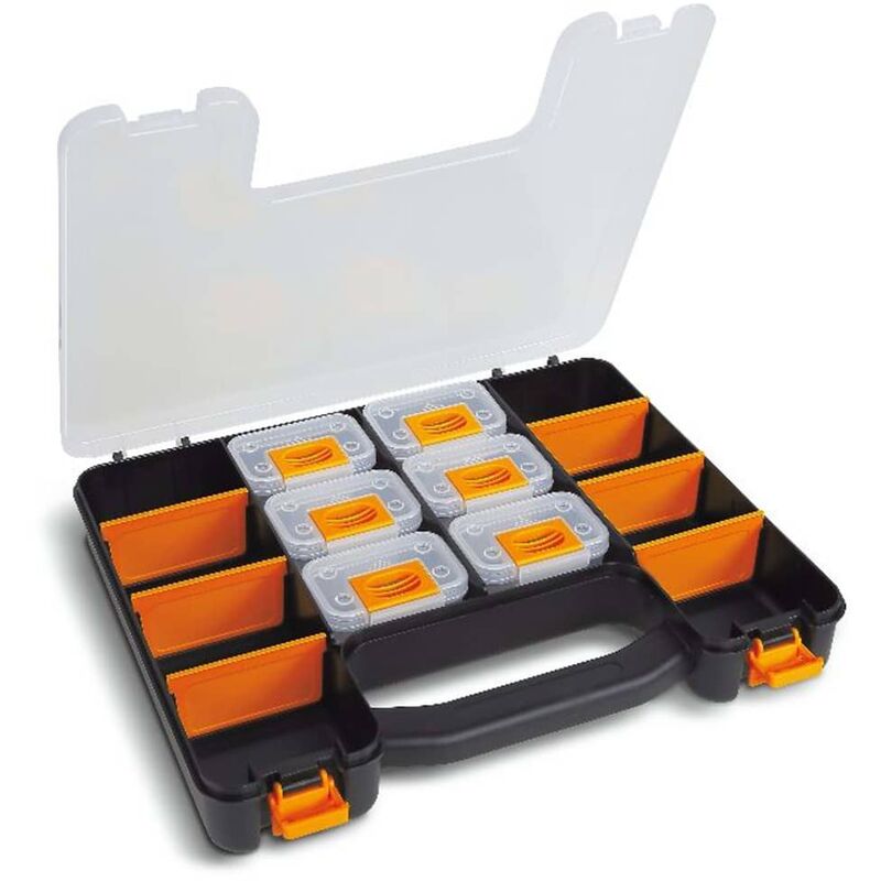 Beta Tools Organizer Tool Case with 6 Removable Tote-trays 2080/V6 - Black