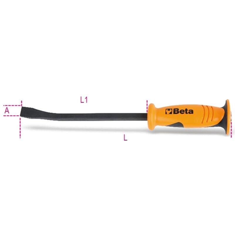 

Palanca 965 450 con extremos planos curvos - Beta Tools