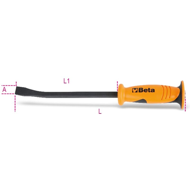 

Palanca 965 600 con extremos planos curvos - Beta Tools