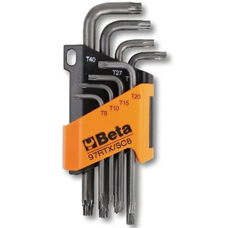 

set llaves torx de acero 8 unidades 97RTX/SC8 000970263 - Beta Tools