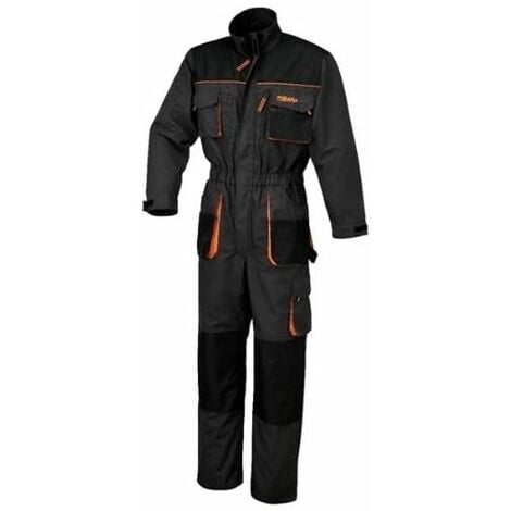 BETA UTENSILI BETA Tuta Easy Twill 180gr Colore Grigio Taglia XS per Abbigliamento da Lavoro e Antinfortunistica