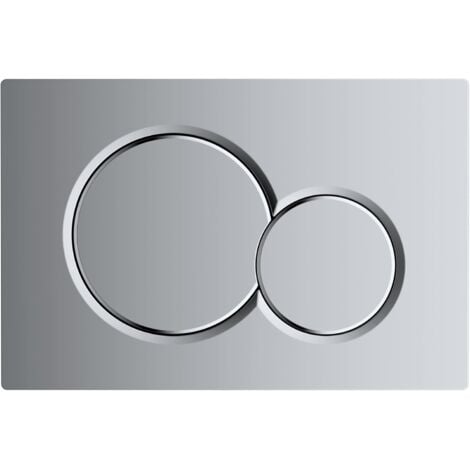 CSPARKV Betätigungsplatte Kompatibel mit Sigma01 UP320, UP300 und UP720 Wassertanks - Kunststoff verchromt für Zweimengenspülung 1 Stück