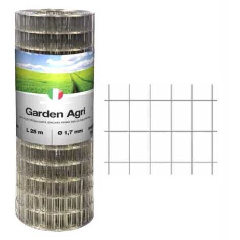 Betafence Rete Garden Agri Zincata 76X50Mm-1,70H 122Cm 25Mt