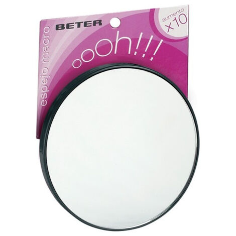 Beter 14608 Schminkspiegel Suction Cup Around Black