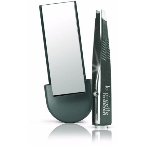 Beter Tweezers with Light and Mirror 64358 Cranberry