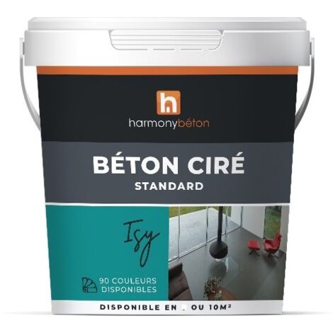 Béton ciré prêt à l'emploi standard - 2.Blanc crème 10 kg - Harmony Béton