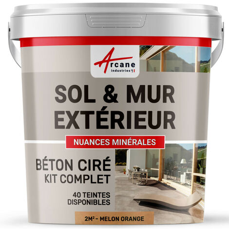 BETON CIRE TRES HAUTE RESISTANCE - béton ciré extérieur pour sols, murs, terrasses, balcons, escaliers extérieurs