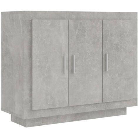Beton-Grauer Buffet 92x35x75 cm Ingenieurholz