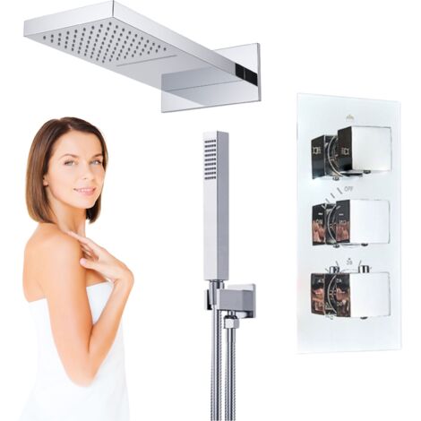 Betonbrausegarnitur S-1159 Chrom