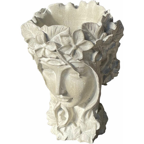 Betonfigur WALDFEE - handgefertigte Dekoration für Garten und Haus