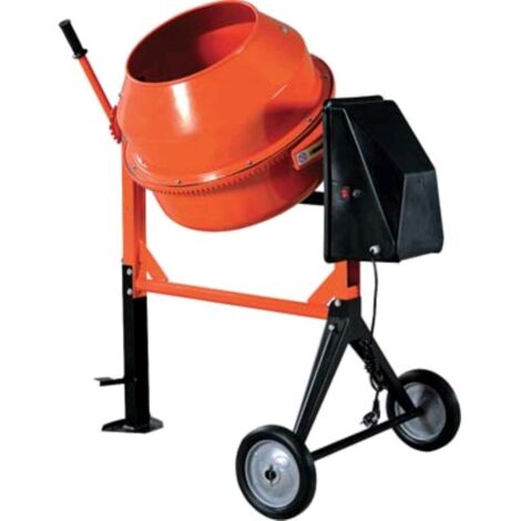 BETONIERA ELETTRICA 120L 550W IMPASTATRICE MISCELATORE CEMENTO