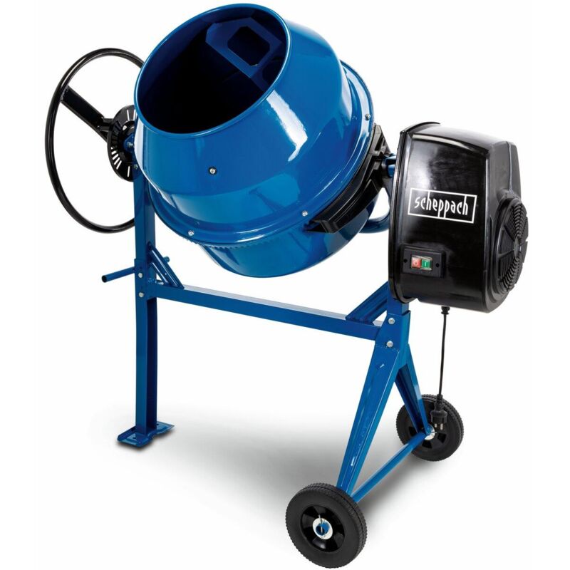 Scheppach Betoniera Elettrica Miscelatore Cemento 125 Lt 550w Mix125