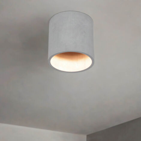 Betonlampe Deckenleuchte Zylinder