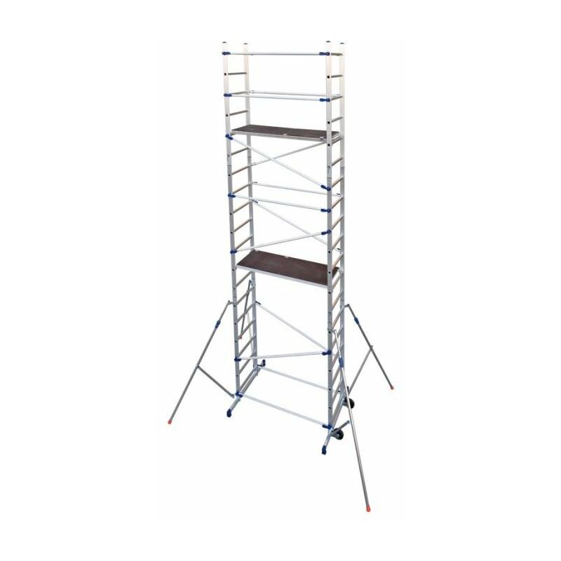 Haemmerlin - Echafaudage aluminium facal - Hauteur de travail 6.46 m - clicclac