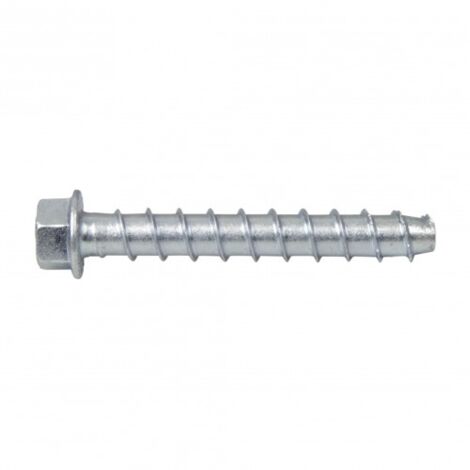 Betonzaunmutter mit sechseckigem Kopf – Verzinkter Stahl – Zugelassen ETE Option 1 8x120mm – Packung zu 50