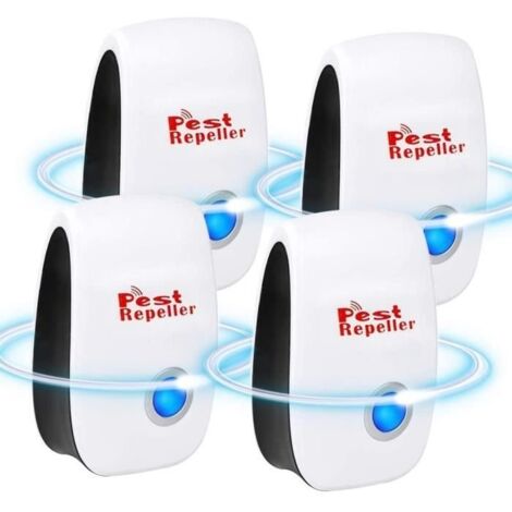 BETOY Repulsif Ultrason, Intérieur Électronique Insectes Répulsif Moustique Anti Mouches, Cafard, Fourmis, Araignées, Puce, 100%665
