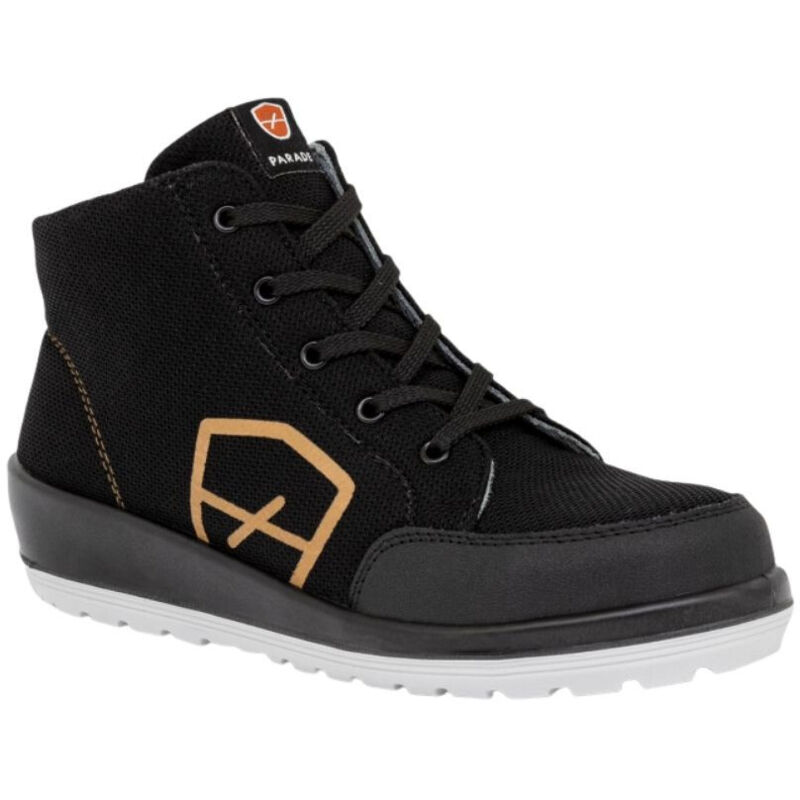 Sneaker di sicurezza traspirante da donna Parade BETSIE S1P SRC con rinforzo antiabrasione Nero / Giallo 42 Sneaker di sicurezza traspirante da donna Parade BETSIE S1P SRC con rinforzo antiabrasione Nero / Giallo 42