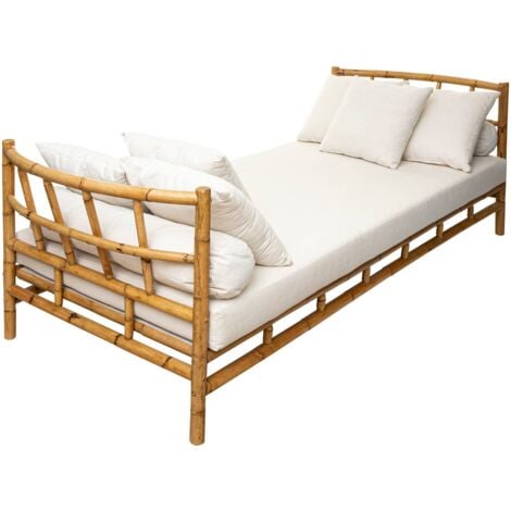 Bett Bali aus Rattan 220x90 cm - Atmosphera créateur d'intérieur