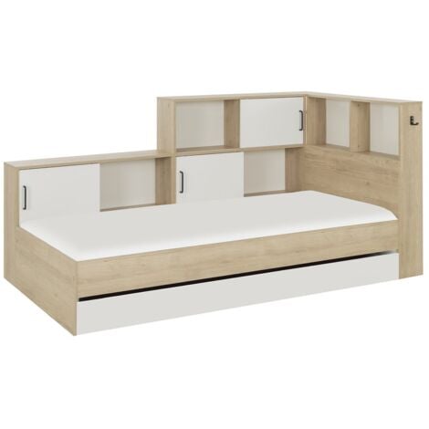 Bett mit Mehrfachlagerung Erwan 90x200 - Französische Herstellung