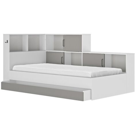 Bett mit Stauraum 90x200 cm - Erwan