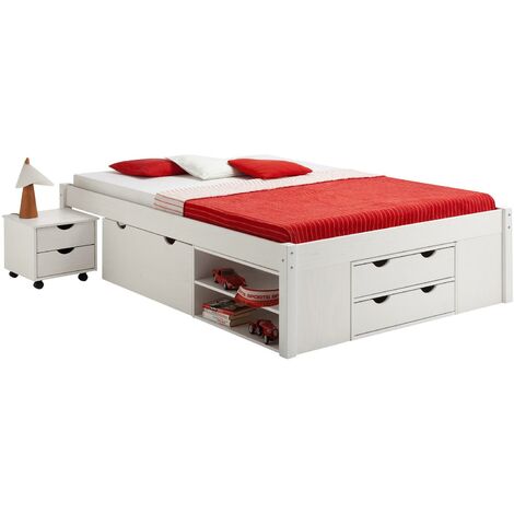 Funktionsbett SABRINA in natur140 x 200 cm