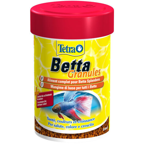 Betta granules 35 g - 85 ml pour poisson Betta Splendens - Tetra