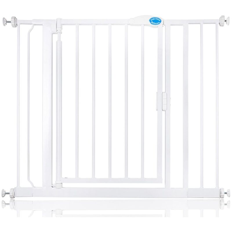 Bettacare - Auto Close Pet Gate, 96.6cm - 103.6cm, White, Pressure Fit Stair Gate For Dog & Puppy