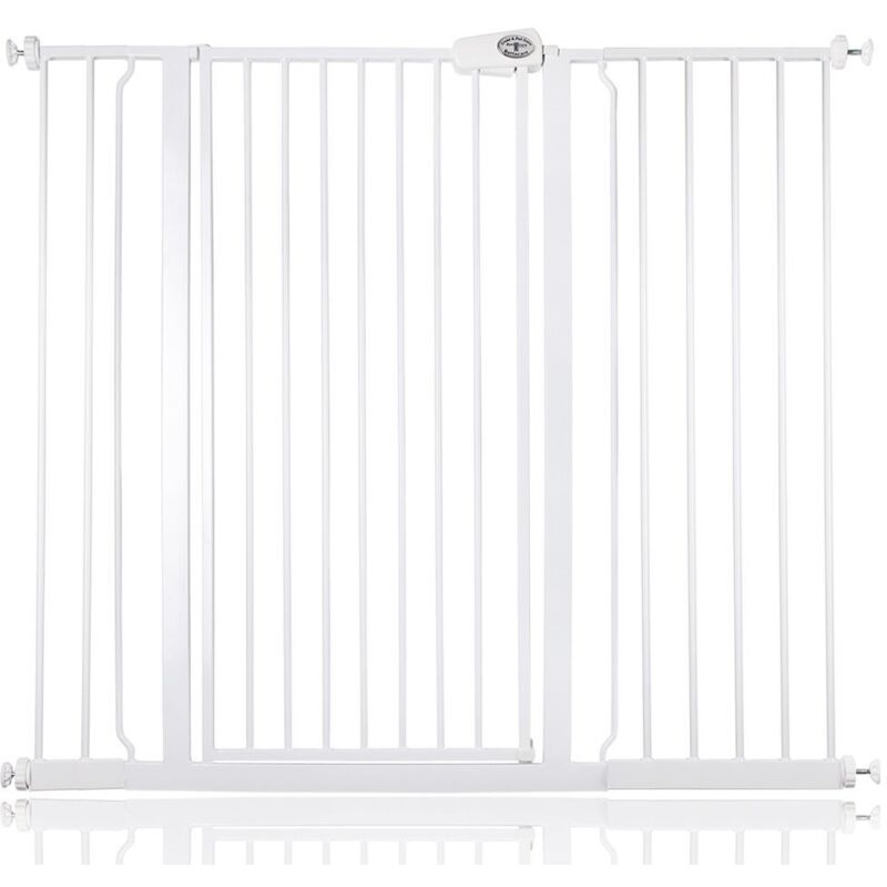 Bettacare - Child And Pet Gate, 120.3cm - 127.9cm, White, Extra Tall Gate 104cm In Height, Pressure Fit Stair Gate