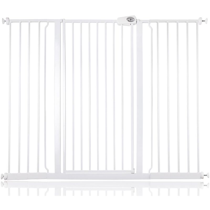 Bettacare - Child And Pet Gate, 133.2cm - 140.8cm, White, Extra Tall Gate 104cm In Height, Pressure Fit Stair Gate