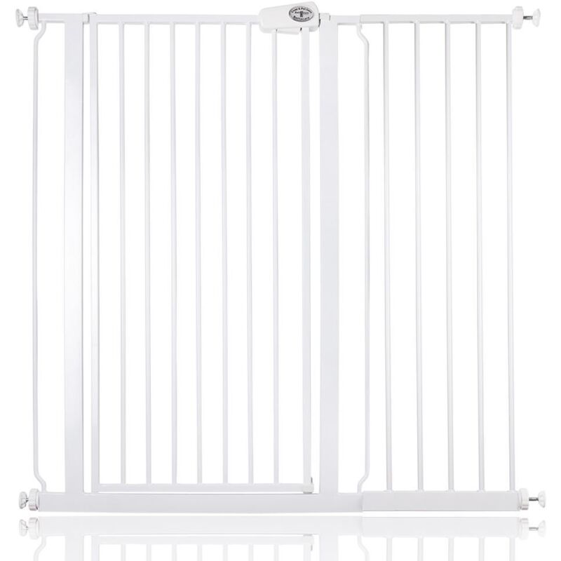 Bettacare Child And Pet Gate, 107.4cm - -115cm, White, Extra Tall Gate 104cm In Height, Pressure Fit Stair Gate
