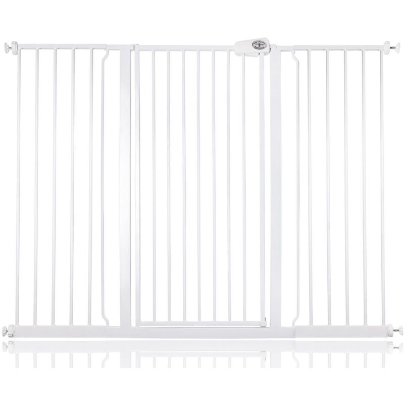 Bettacare - Child And Pet Gate, 139.8cm - 147.4cm, White, Extra Tall Gate 104cm In Height, Pressure Fit Stair Gate