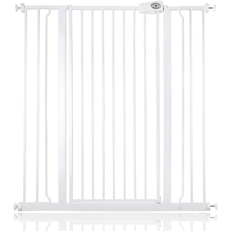 Bettacare - Child And Pet Gate, 100.8cm - 108.4cm, White, Extra Tall Gate 104cm In Height, Pressure Fit Stair Gate