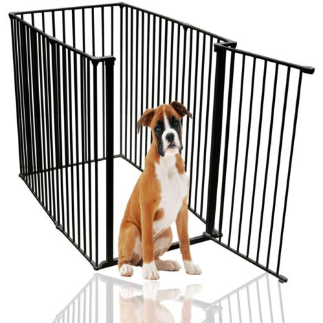 Bettacare Extra Tall Pet Pen, 72cm x 118cm, Black, 105cm High, Dog Pen for Pets, Dogs and Puppies, Easy Installation